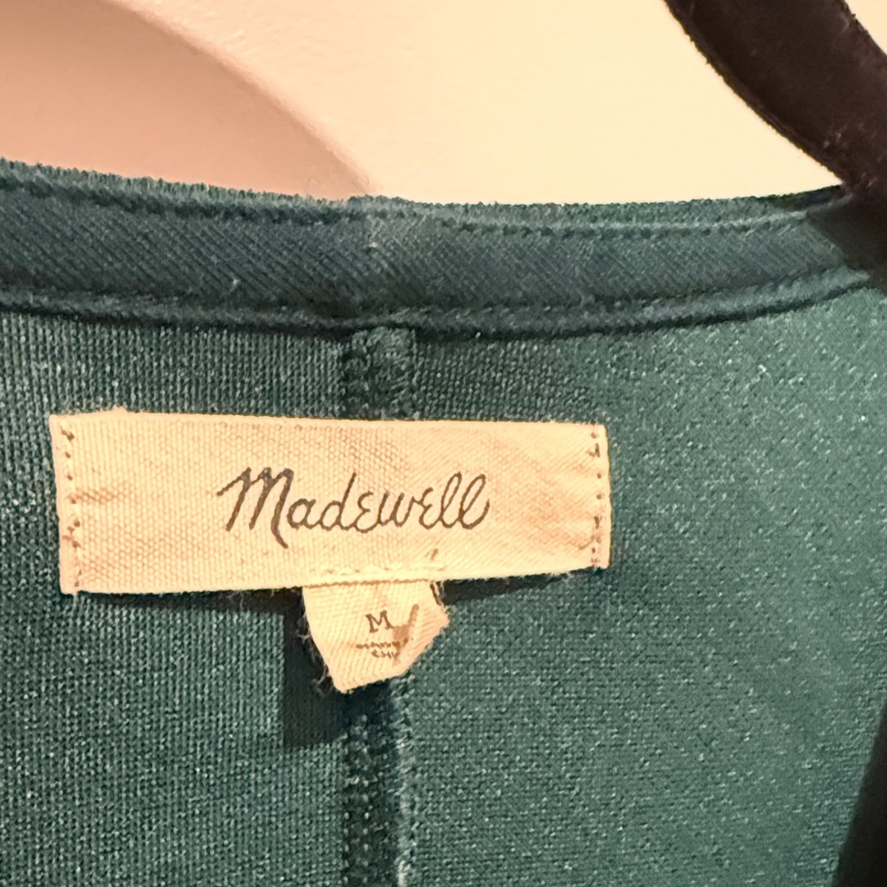 Madewell Emerald Wrap Mini Dress - Picture 2 of 6